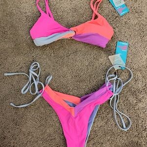 Colorful Women's Bikini Set